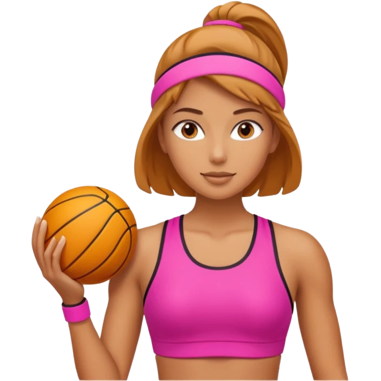 intelligence artificielle femme sportive emoji