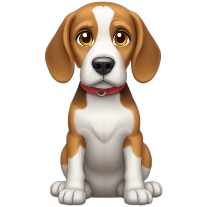 beagle，full body，front view emoji