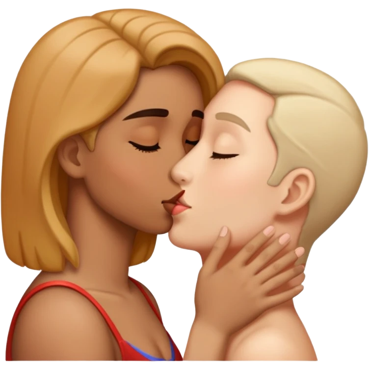 Someone kissing my friend  emoji
