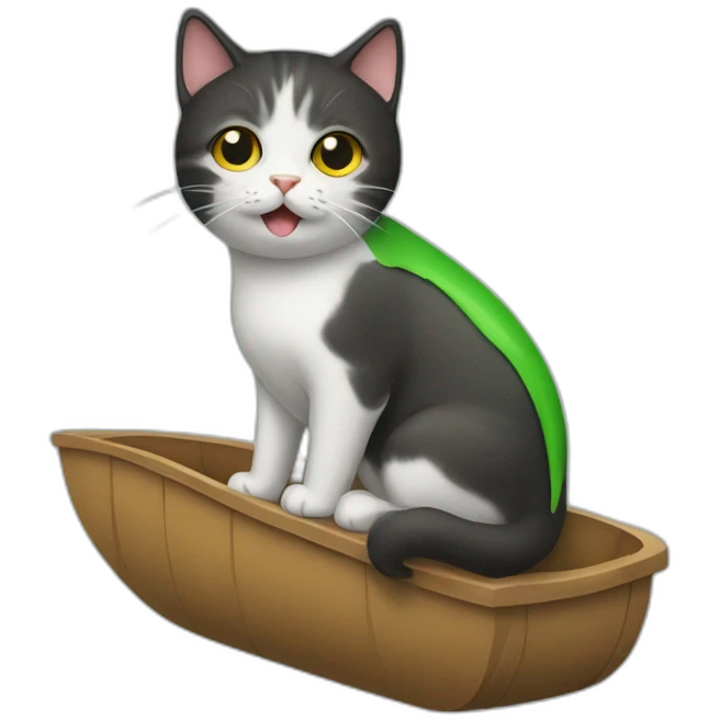 cat ride a bile emoji