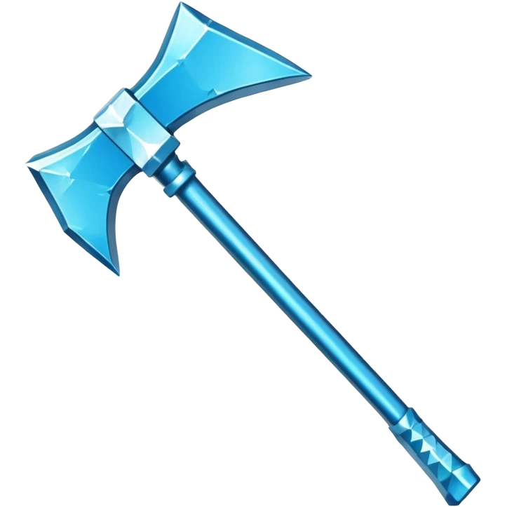 Minecraft diamond pickaxe emoji