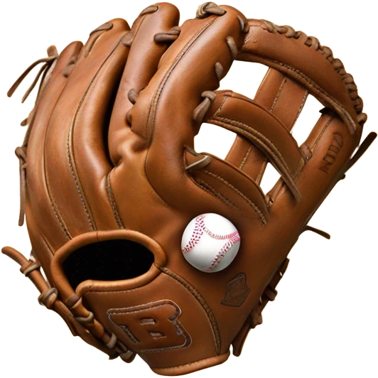 Baseball glove emoji