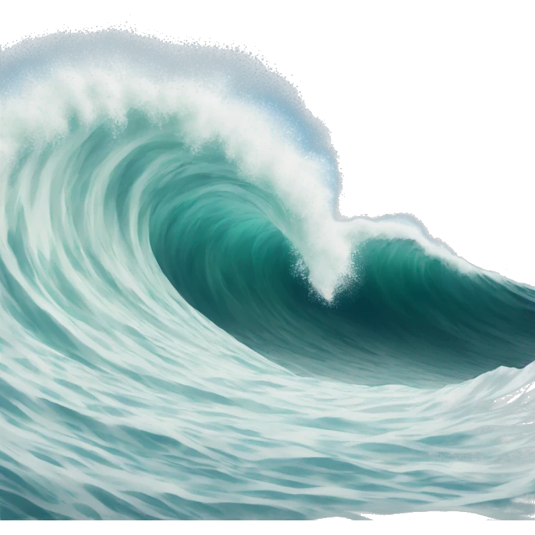 huge wave coming in emoji