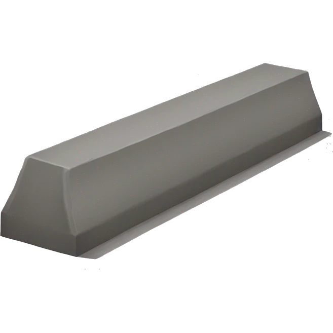 Long cement parking curb emoji