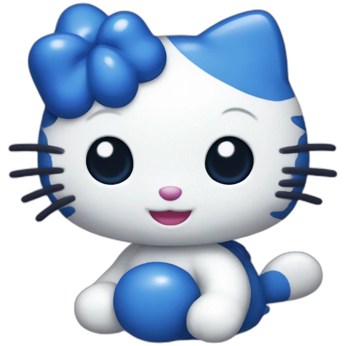 Hello kitty blueberry emoji