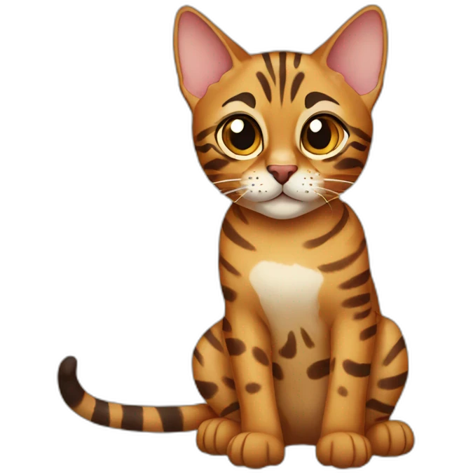 bengal cat emoji