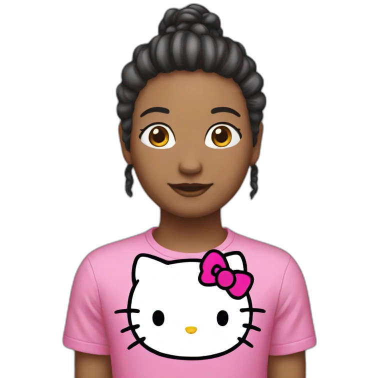 Hello kitty emoji
