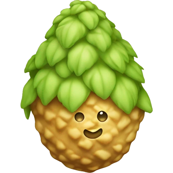 Fat hop cone emoji