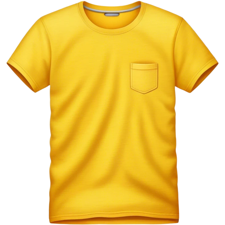 Yellow t shirt emoji
