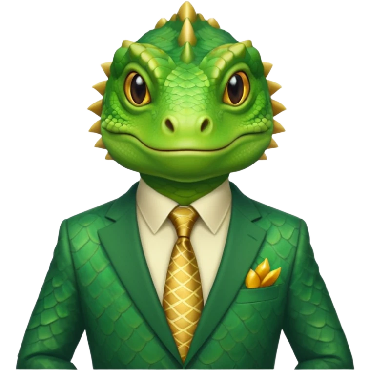 capitalist iguana i emoji