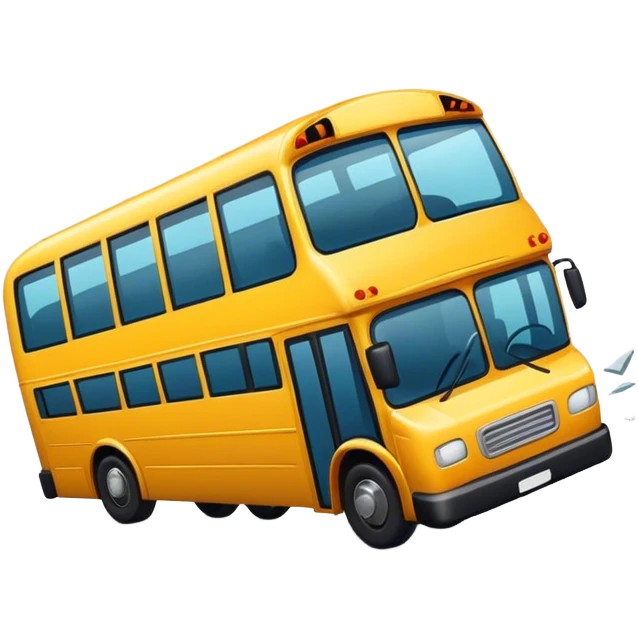 bus crash emoji