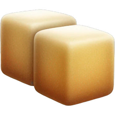three cubes of sugar emoji