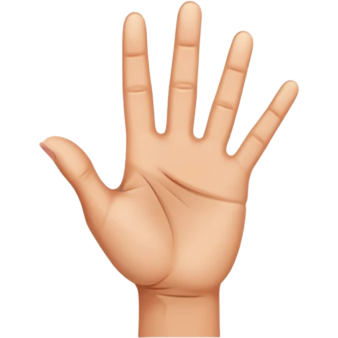hand sign number 1 - 9 emoji
