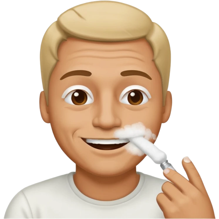 Guy snorting cocaine emoji emoji