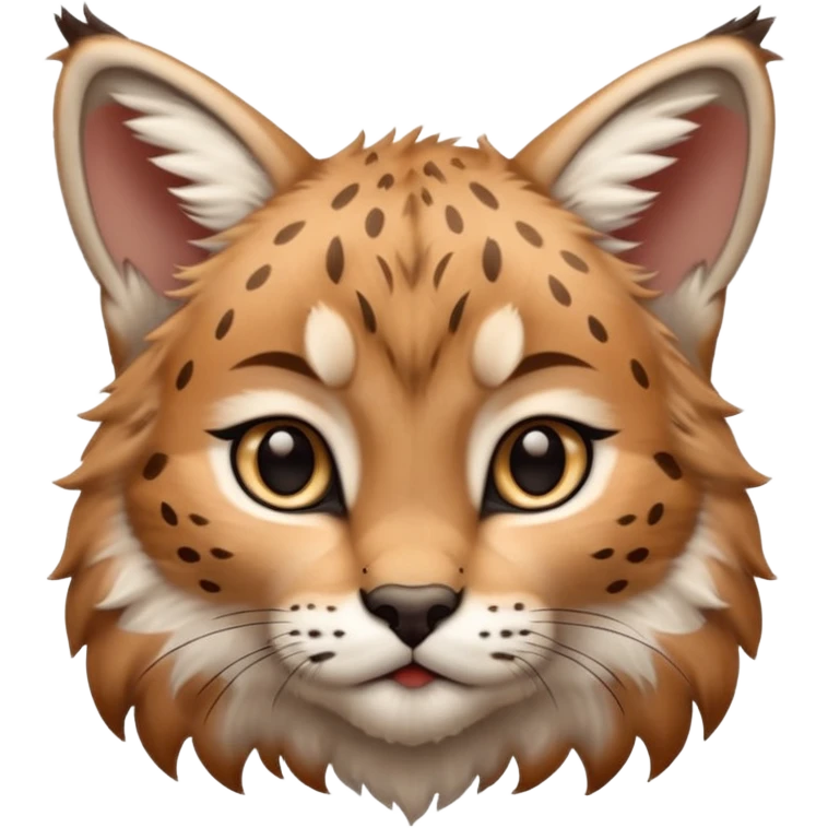 A high-resolution photo-realistic digital illustration of a baby lynx, chest upward A high-resolution, photo-realistic digital illustration of a majestic young Eurasian lynx, shown from the shoulder upwards with lynx markings emoji