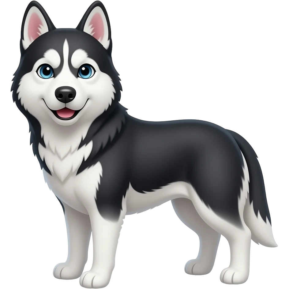 Husky de frentee emoji