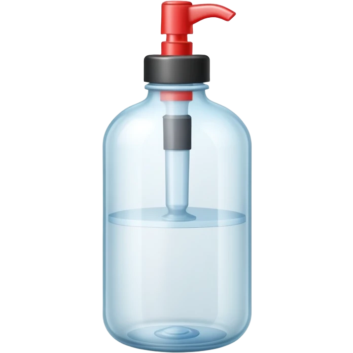 empty beauty product bottle icon, such as a pump bottle or tube, with no contents emoji