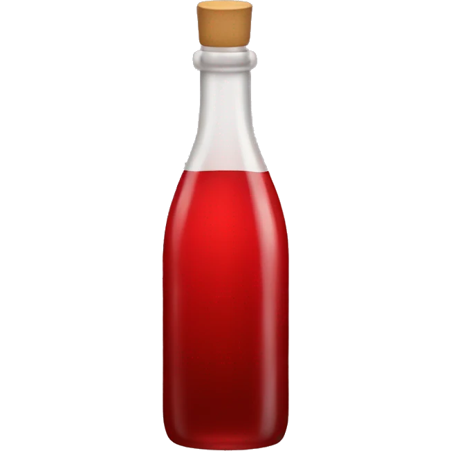 red bottle emoji