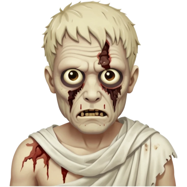 greek ancient zombie man emoji