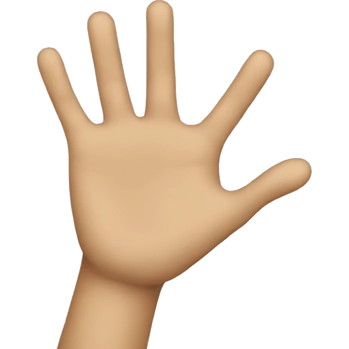 The calling hand emoji