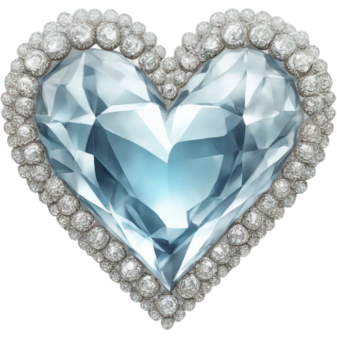  heart with diamond style emoji