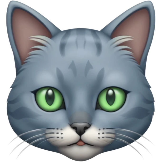 Cat doing blue steel face emoji