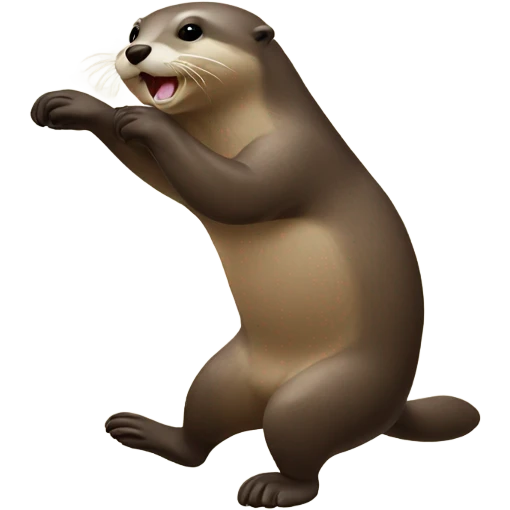 Otter twerking emoji