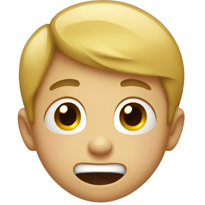 Boy crying from laughing  emoji