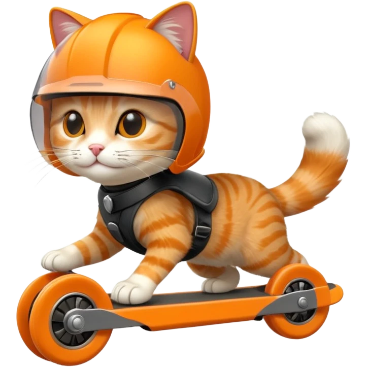 roller blader cat emoji
