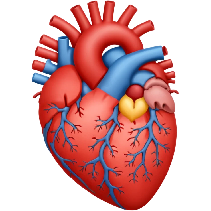 Split this emoji in half: 🫀 emoji