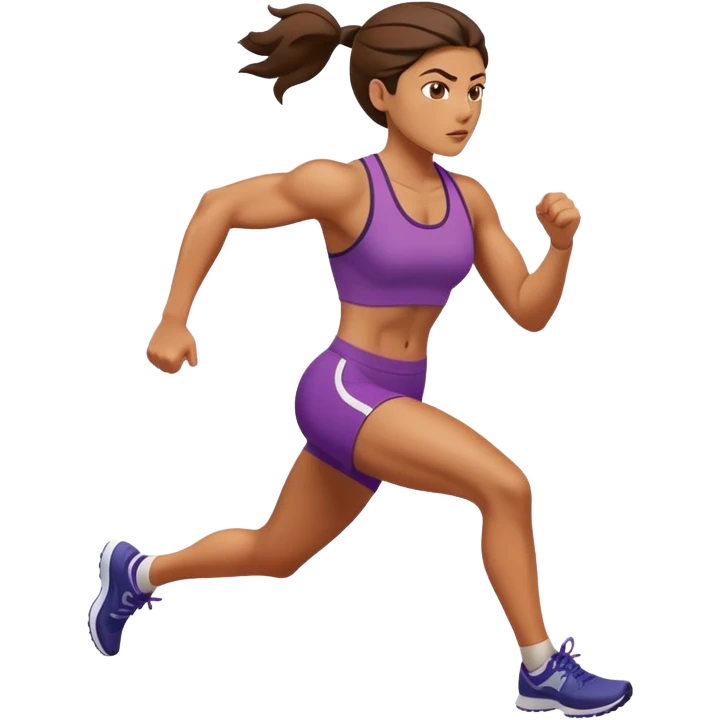 Woman running emoji