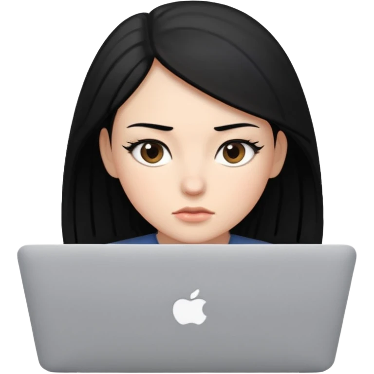 macbook black hair beauty  emoji