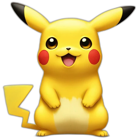 Pikachu qui rit emoji