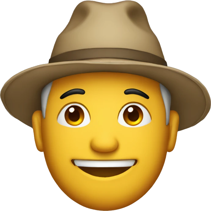 Emoji wearing maharashtian hat emoji