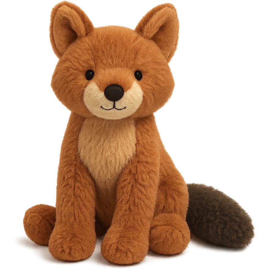 dhole jellycat stuffed plush emoji
