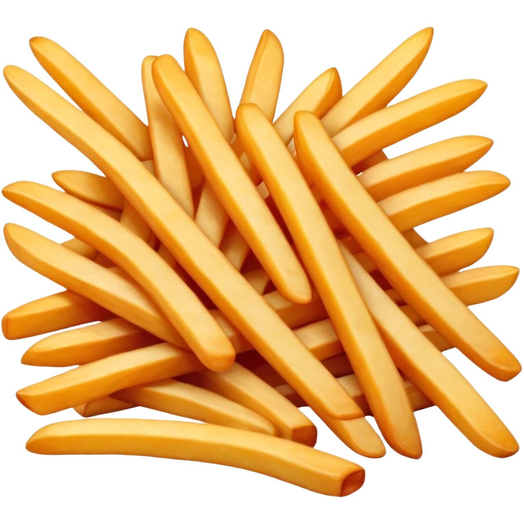 Burgundy color French Fries emoji