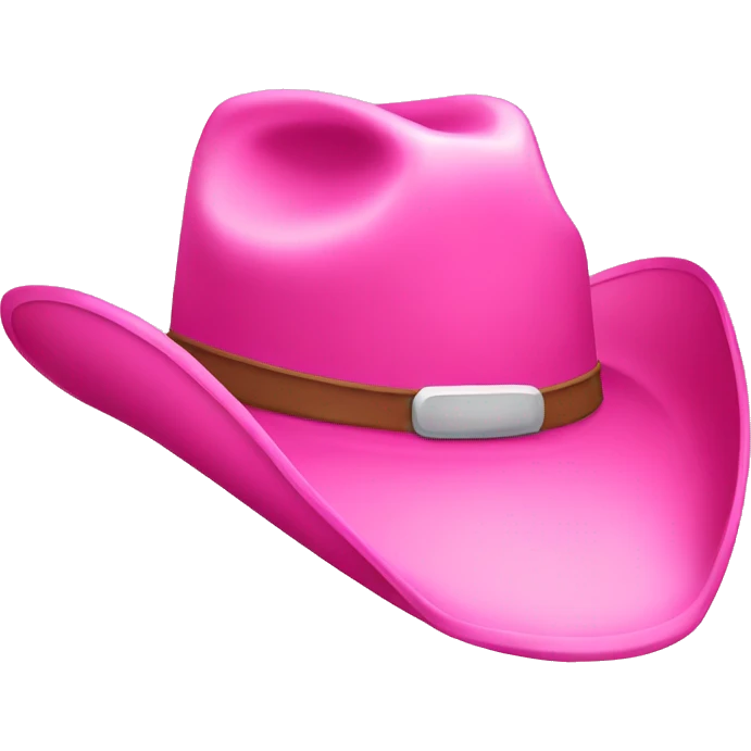 Pink cowboy hat emoji
