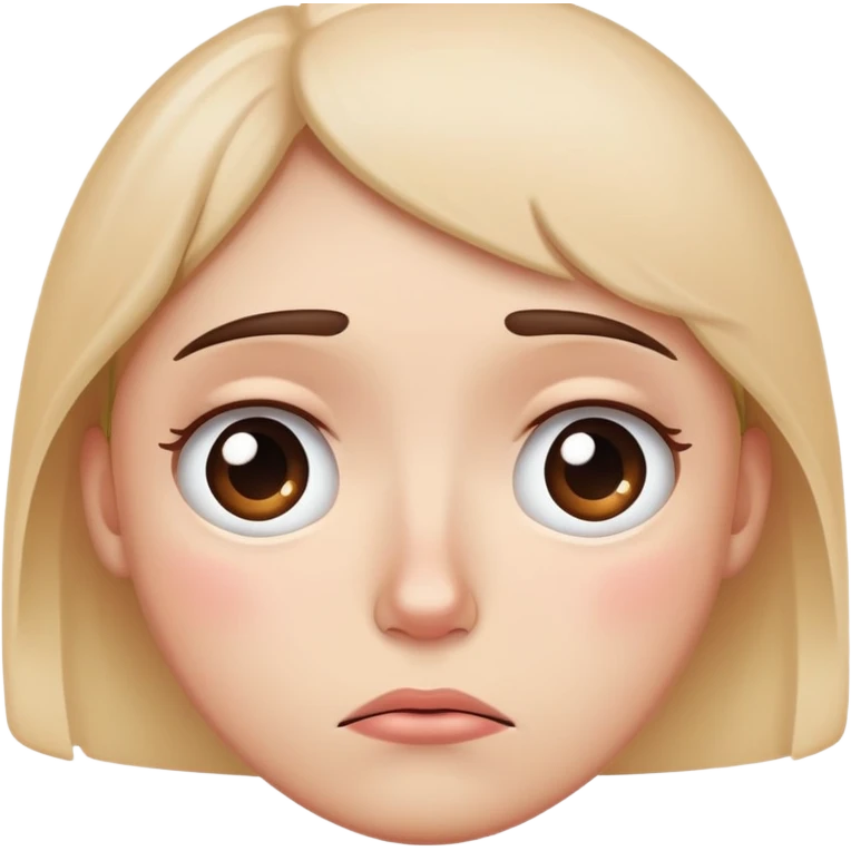 sad face with instagram emoji