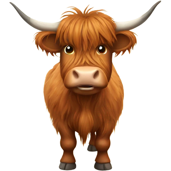 Highland cow emoji