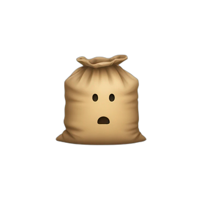 Sac poubelle emoji