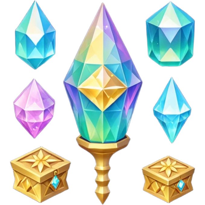 fantasy magic inventory emoji low poly  emoji