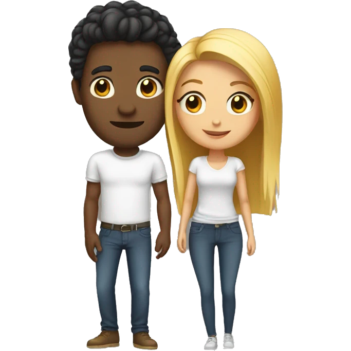 Man with girlfriend  emoji
