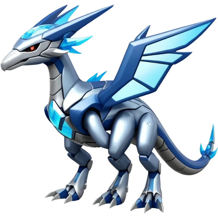 Futuristic Helioptile-Kyurem-Dialga-Latios-Miraidon-Pokémon, full body emoji