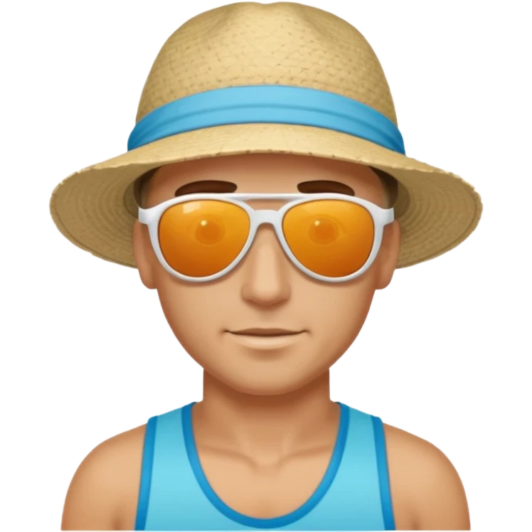 white sportsman on the turks emoji