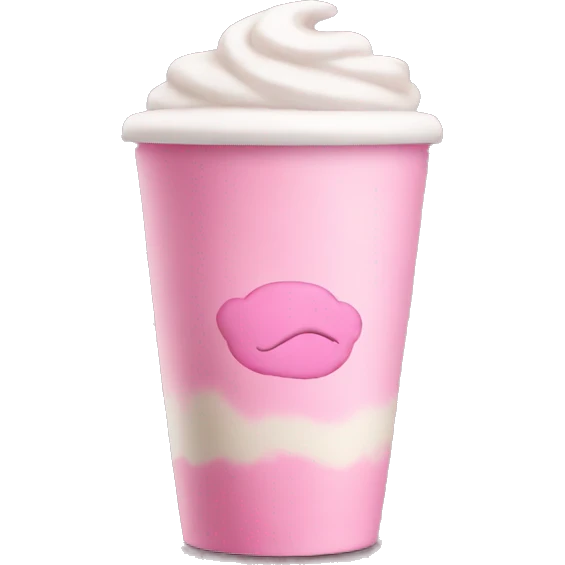 pink latte emoji