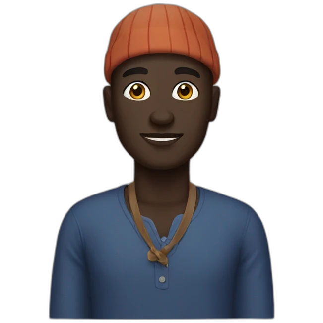 Black skin Turk male emoji