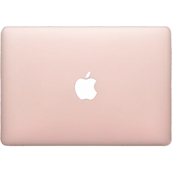 Light pink MacBook emoji
