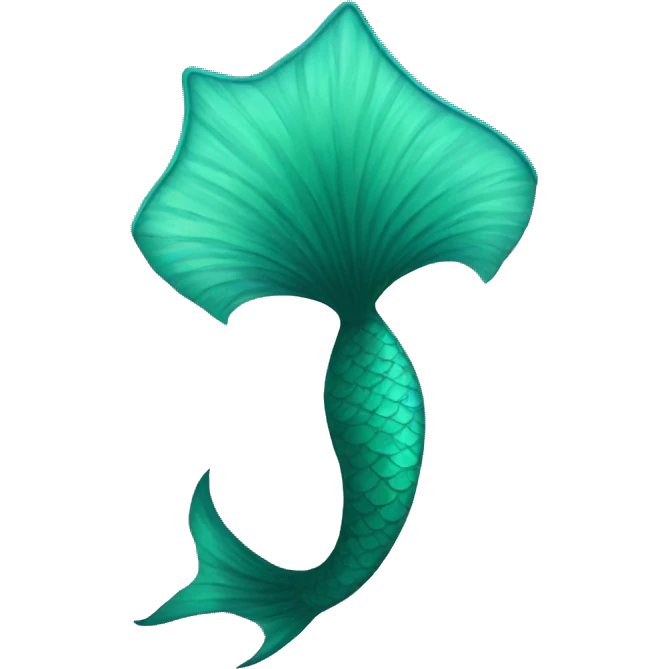 Mermaid tail emoji