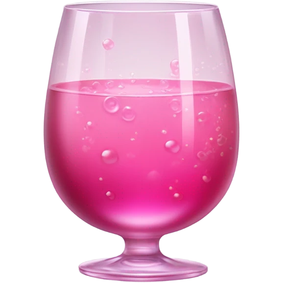 Pink alcohol  emoji