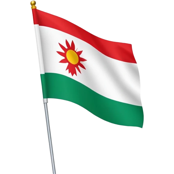Khabarovsk Krai flag simple design emoji